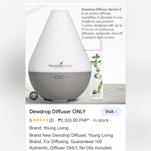 Dewdrop Diffuser/Humidifier - Picture 6 of 9
